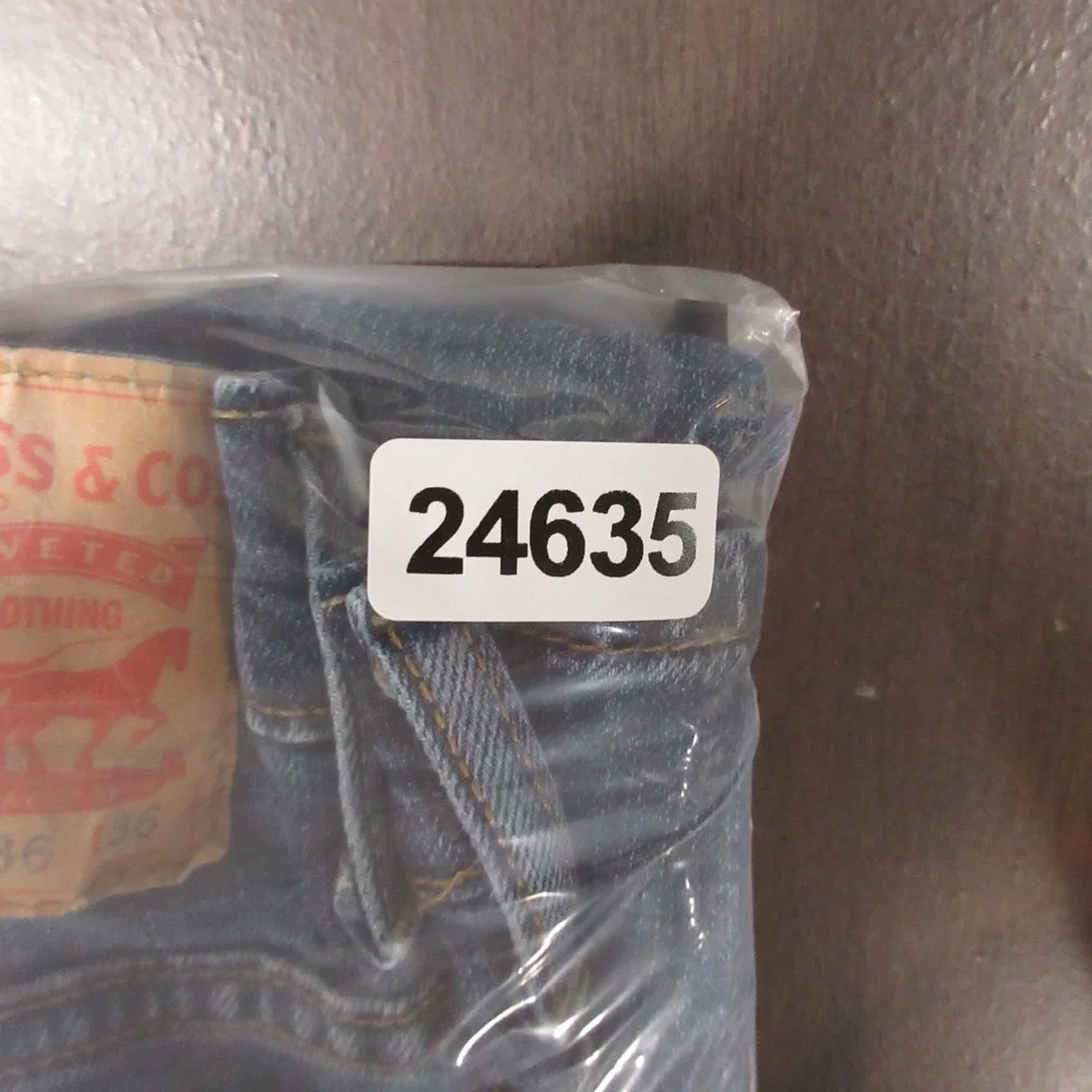 Levis Jeans Mens 36x36 Blue 569 Loose Straight Faded Whisker Baggy Denim Pants